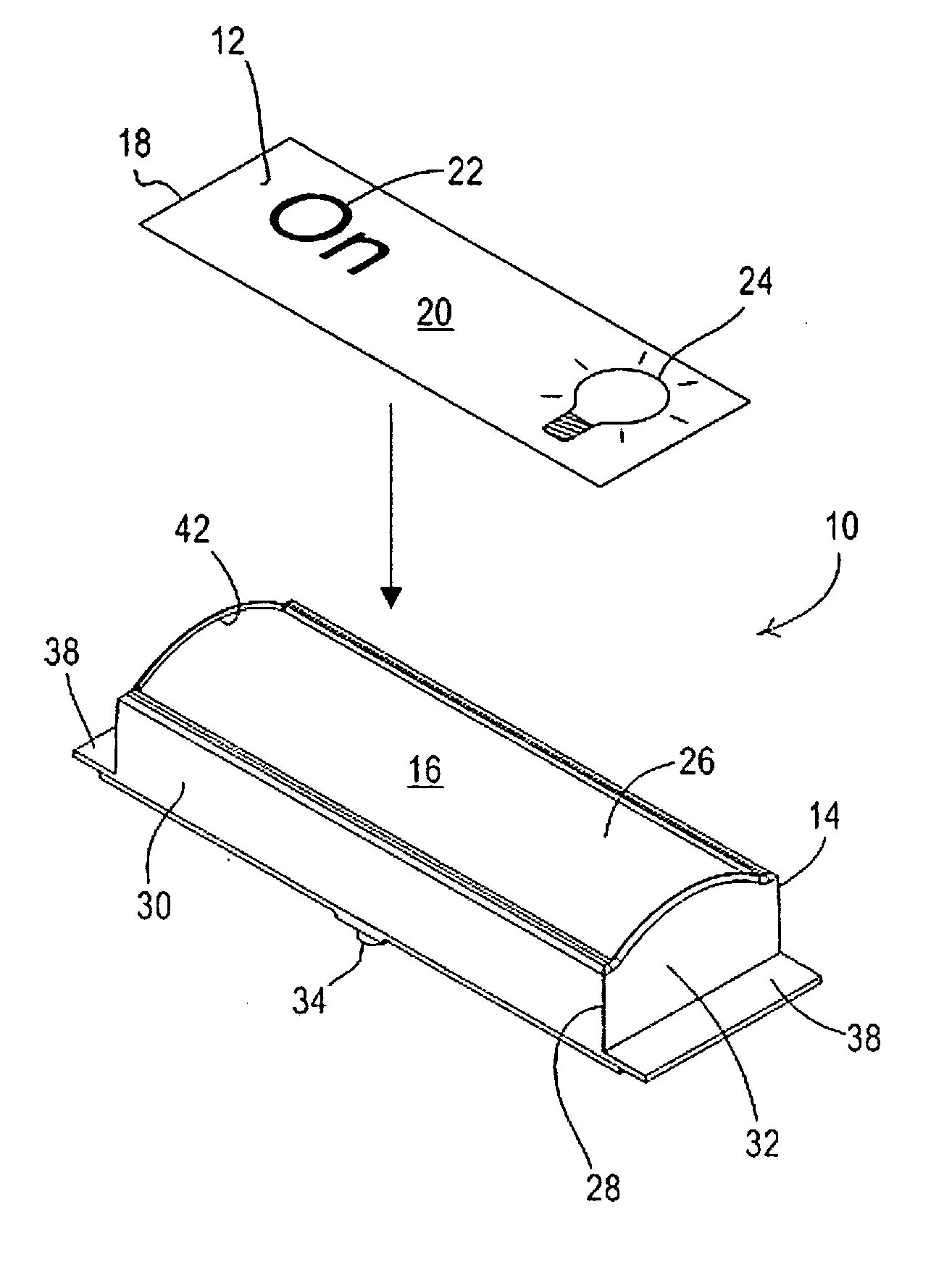 Field labeled button