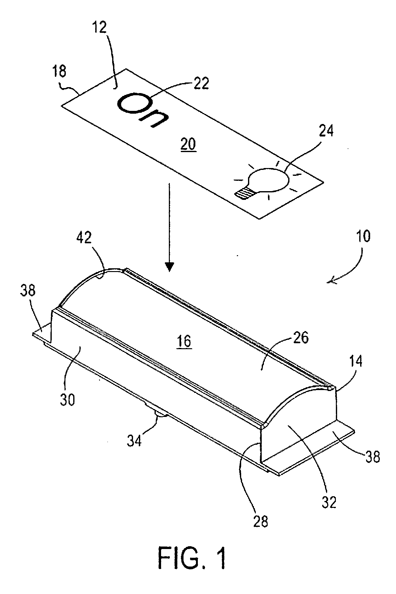 Field labeled button