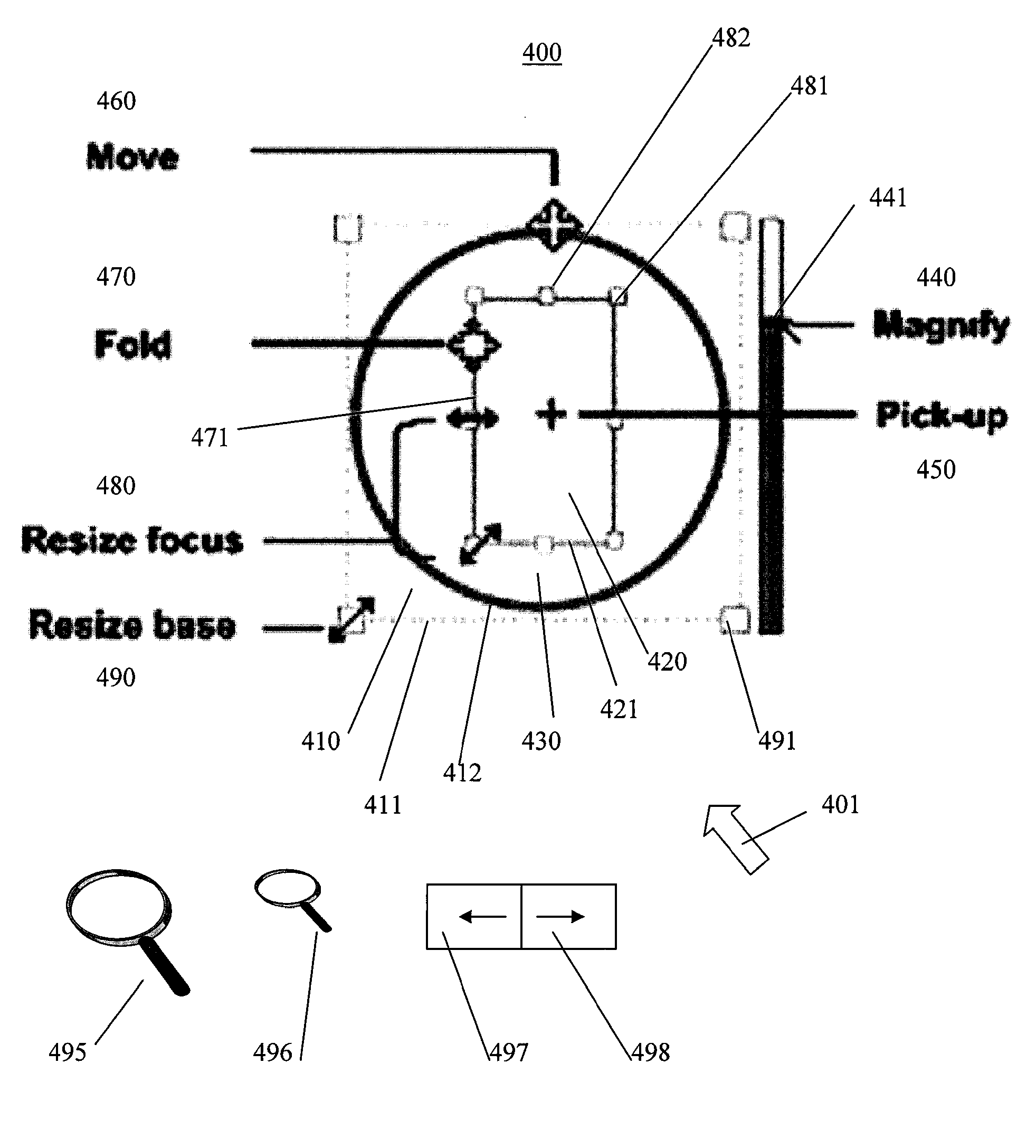 Method and system for transparency adjustment and occlusion resolution for urban landscape visualization