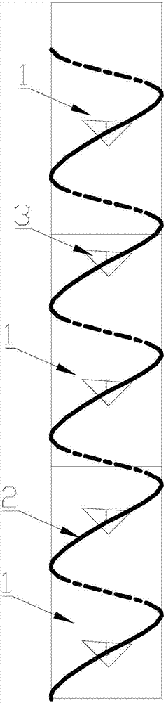 Mounting method capable of resisting vortex-induced vibration and damping vibration of fan tower tube