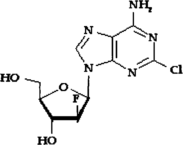 Method for separating and purifying Clofarabine