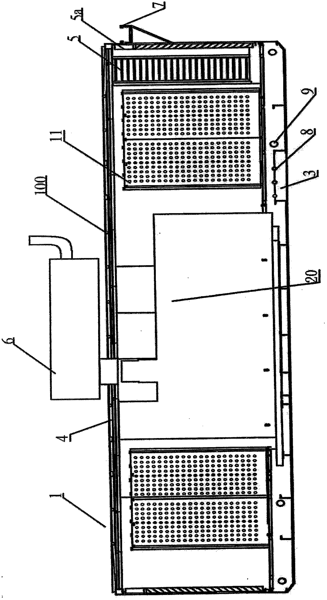 A movable silent generator room