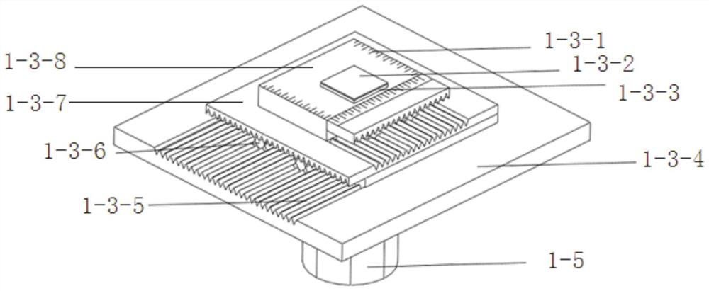 A kind of testing device and method for microscopic compressive strength and elastic modulus of cement stone