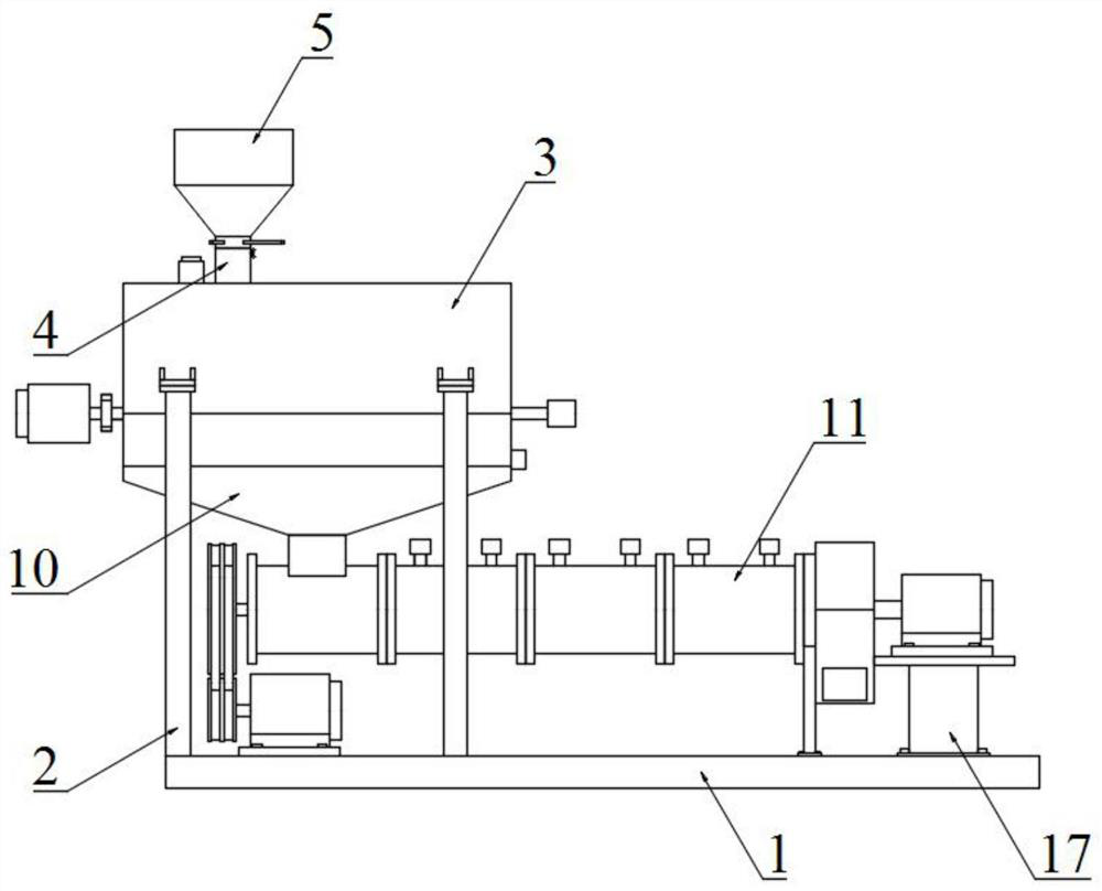 Cat food capable of improving immunity of cats and production device thereof