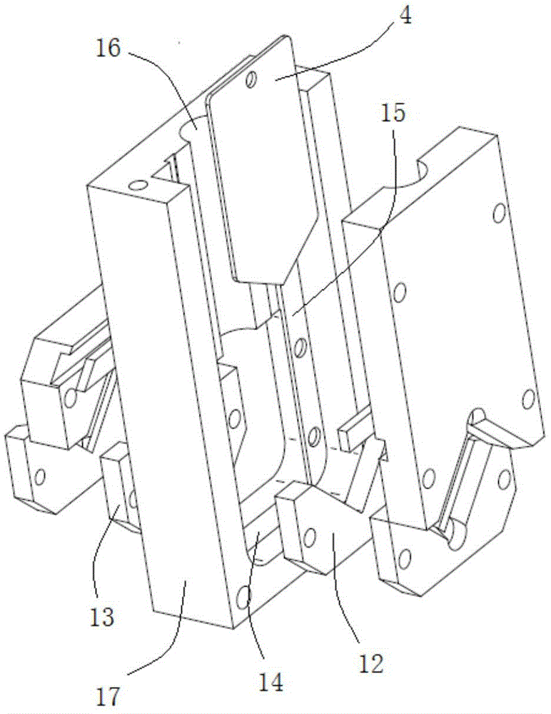 Square pipe cutting device