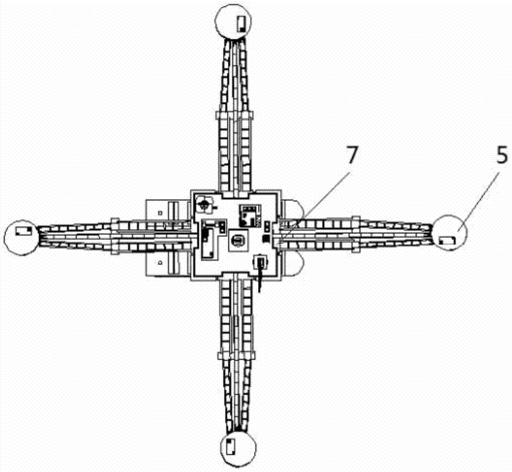 Semi-submersible drilling and storage platform system