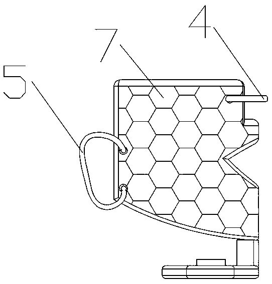 Orthognathous postoperative maxillofacial region cold-compression mask