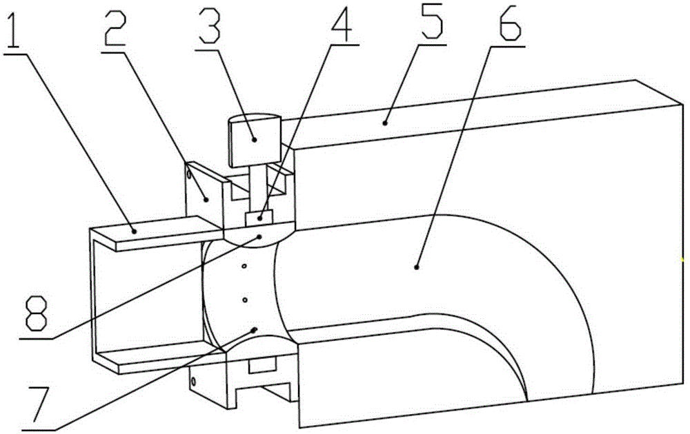 Gas/dual-fuel engine intake manifold gas injection device