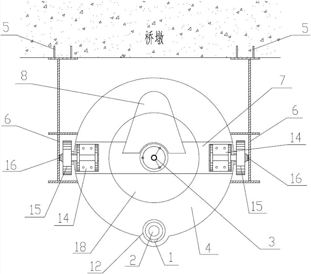 Bridge anti-collision early warning system and method