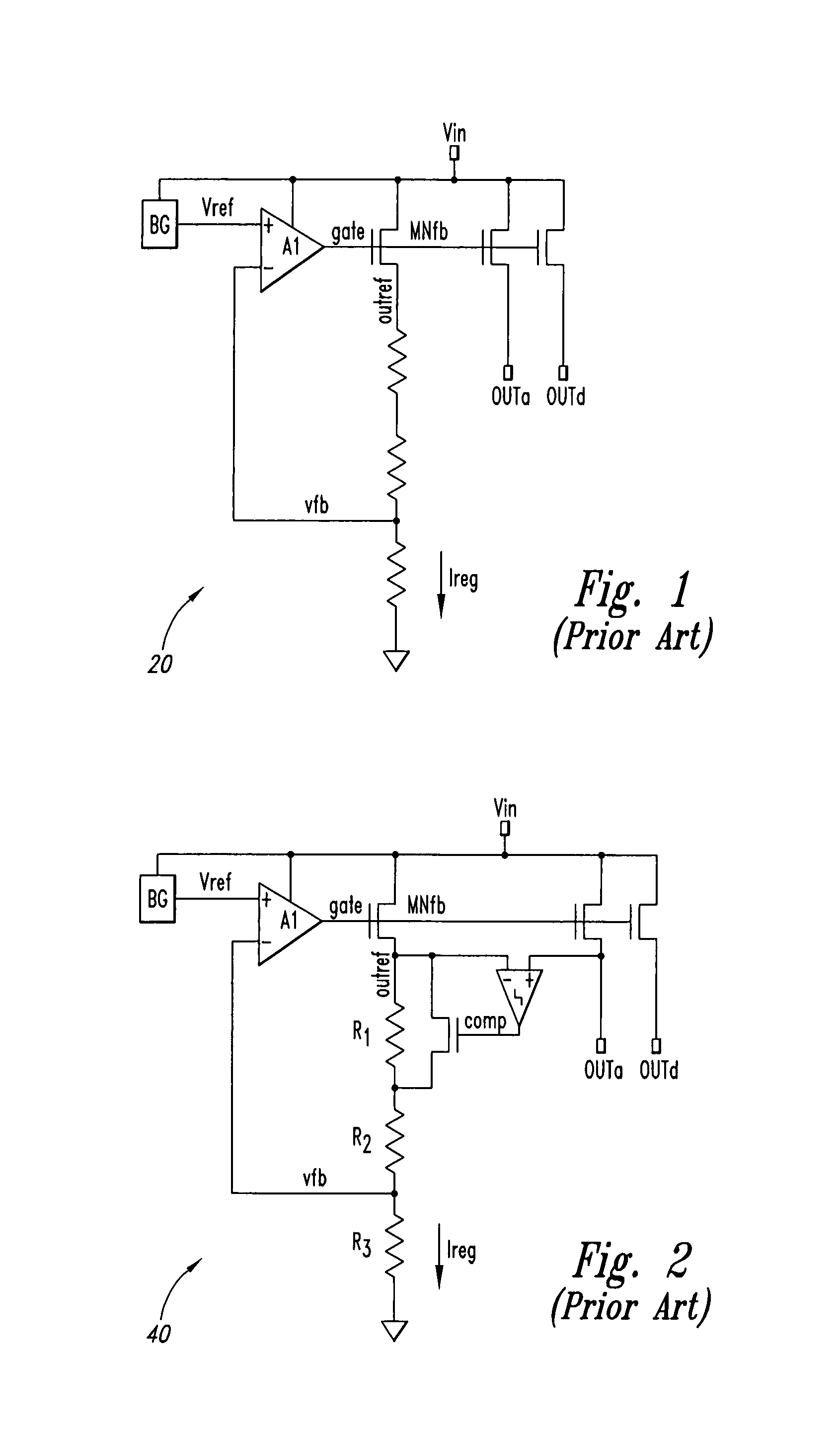 Replica regulator with continuous output correction