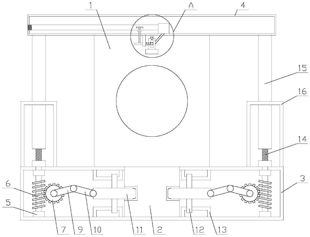 Convenient monitoring device with dust removal function based on 5G network