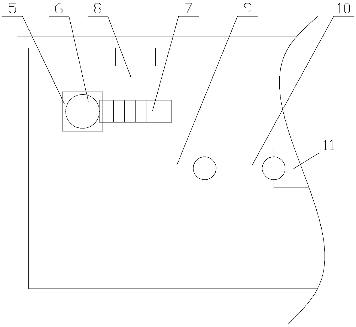 Convenient monitoring device with dust removal function based on 5G network