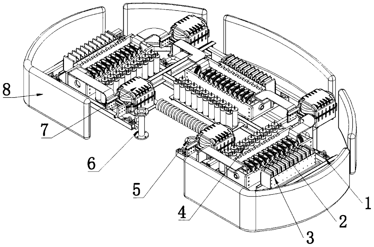 A thyristor converter valve valve module