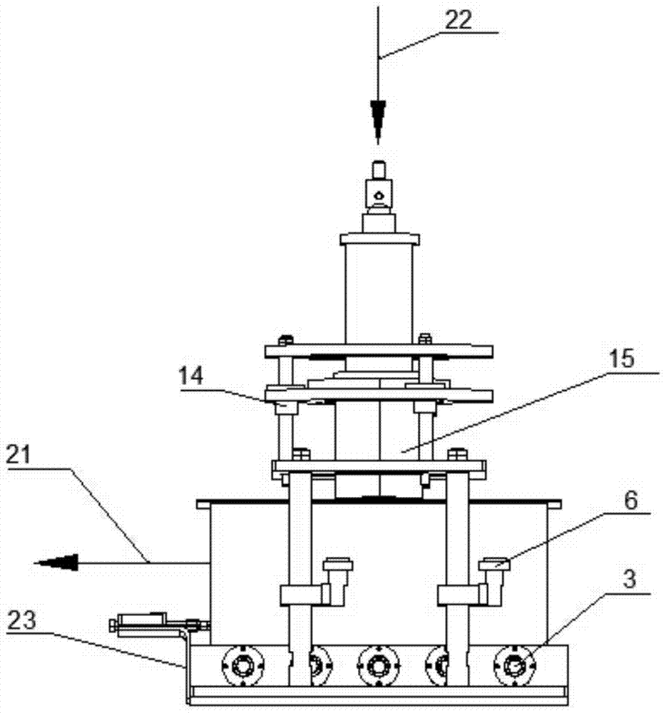 Multi-angle measuring device for adhesion coefficient between animal sole and sand