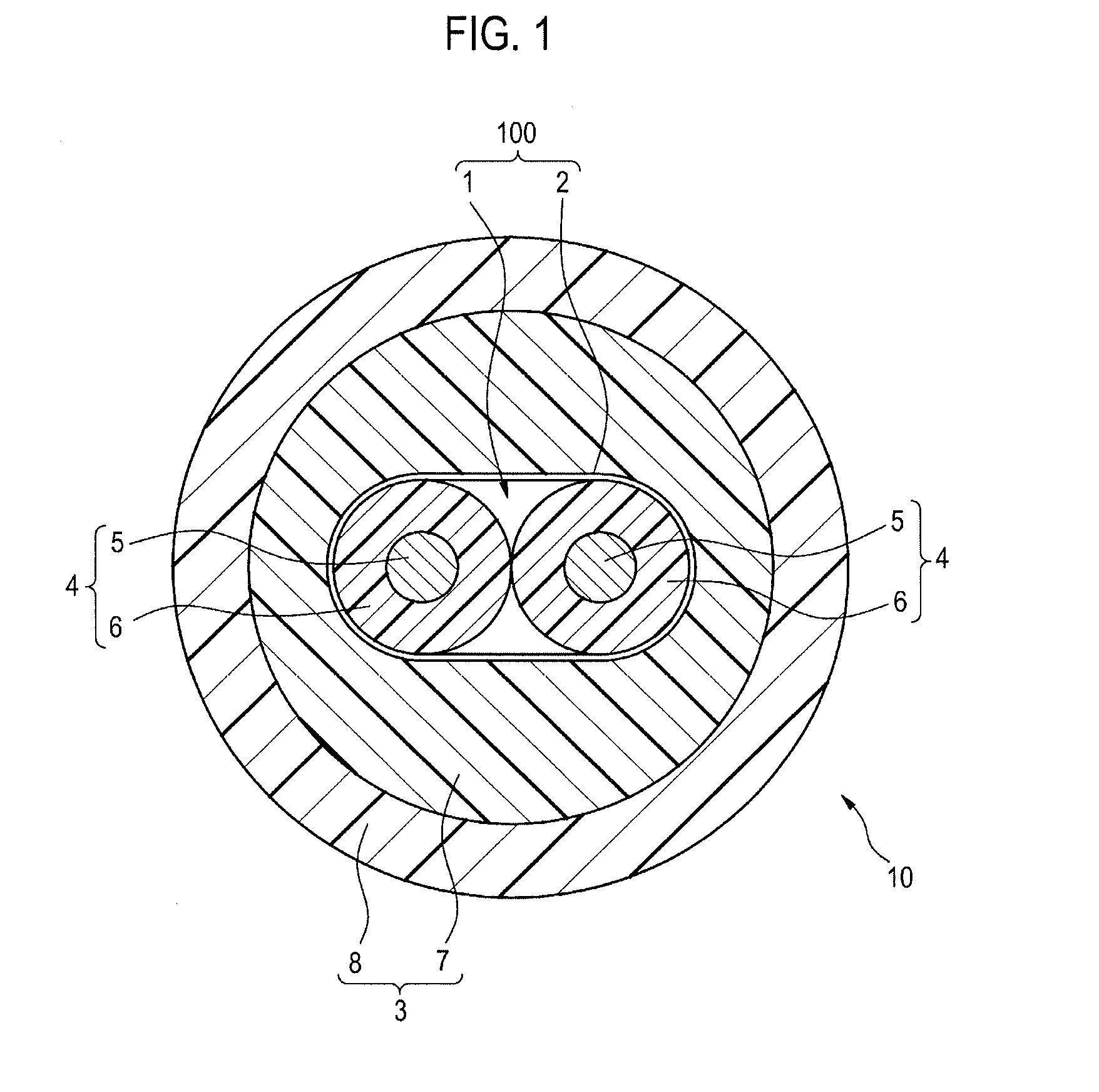 Insulated electric cable