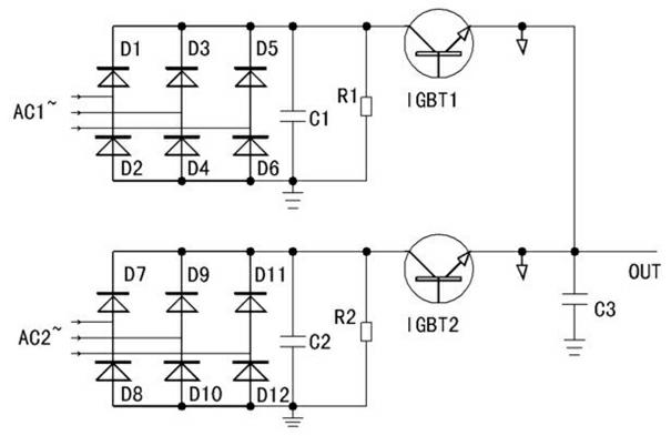 Current-sharing controller for direct current parallel technology of variable frequency generator set