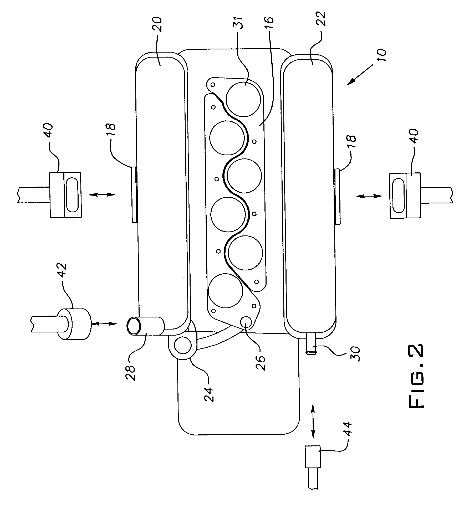 Engine oil leak test system and method