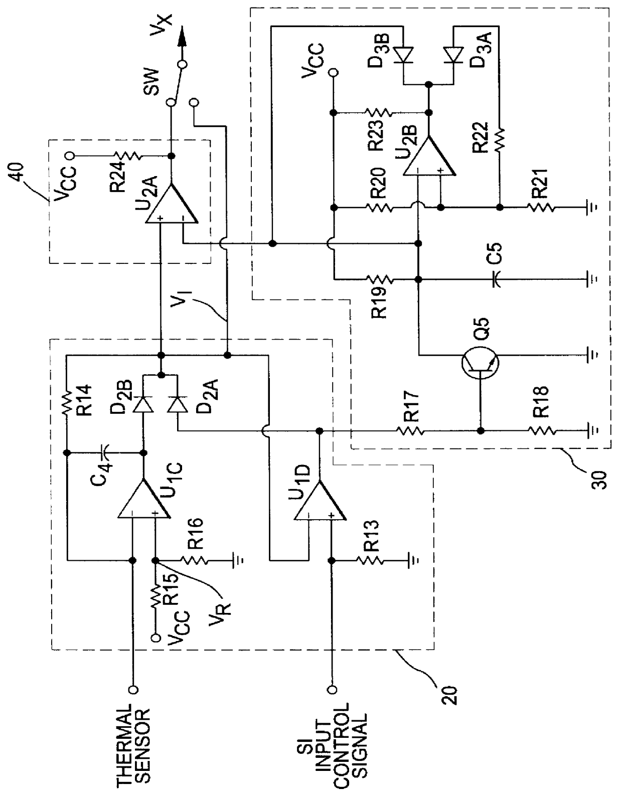 Interface apparatus for fan monitoring and control