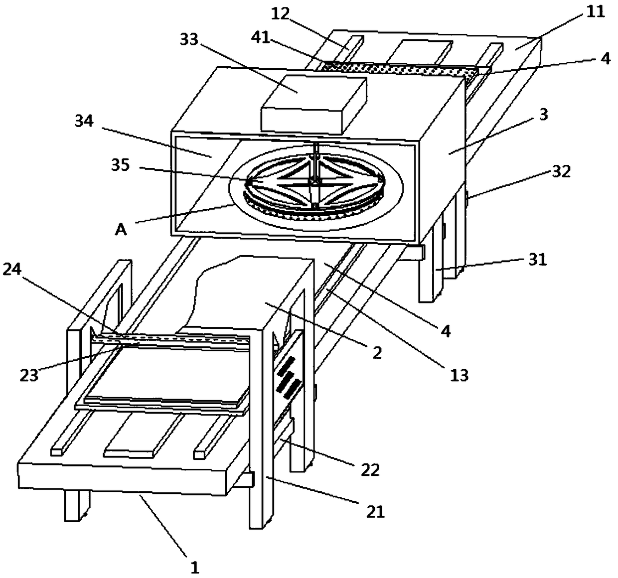 Rotary ultraviolet exposure machine