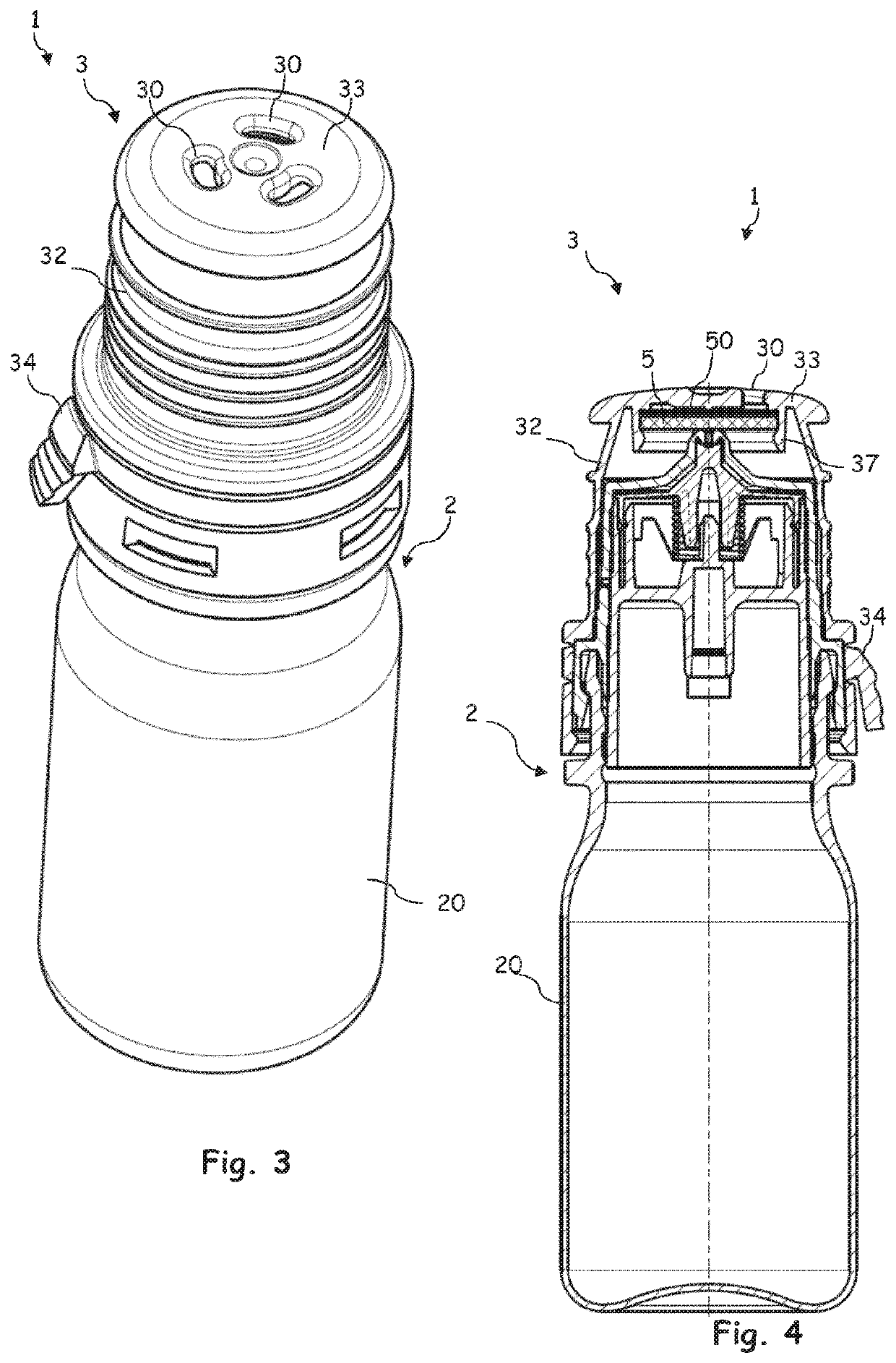 Protective cap for a dispenser and dispenser for discharging pharmaceutical and/or cosmetic liquids