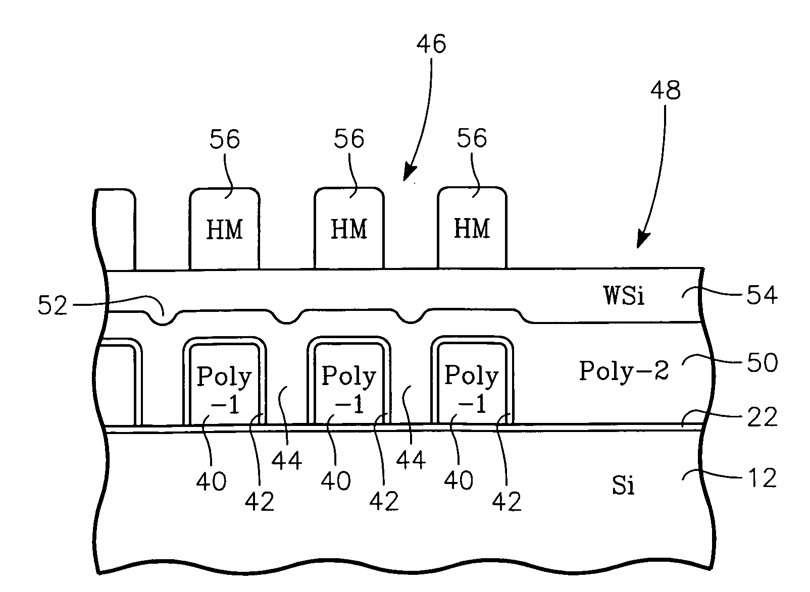 Process including silo-chloro passivation for etching tungsten silicide overlying polysilicon