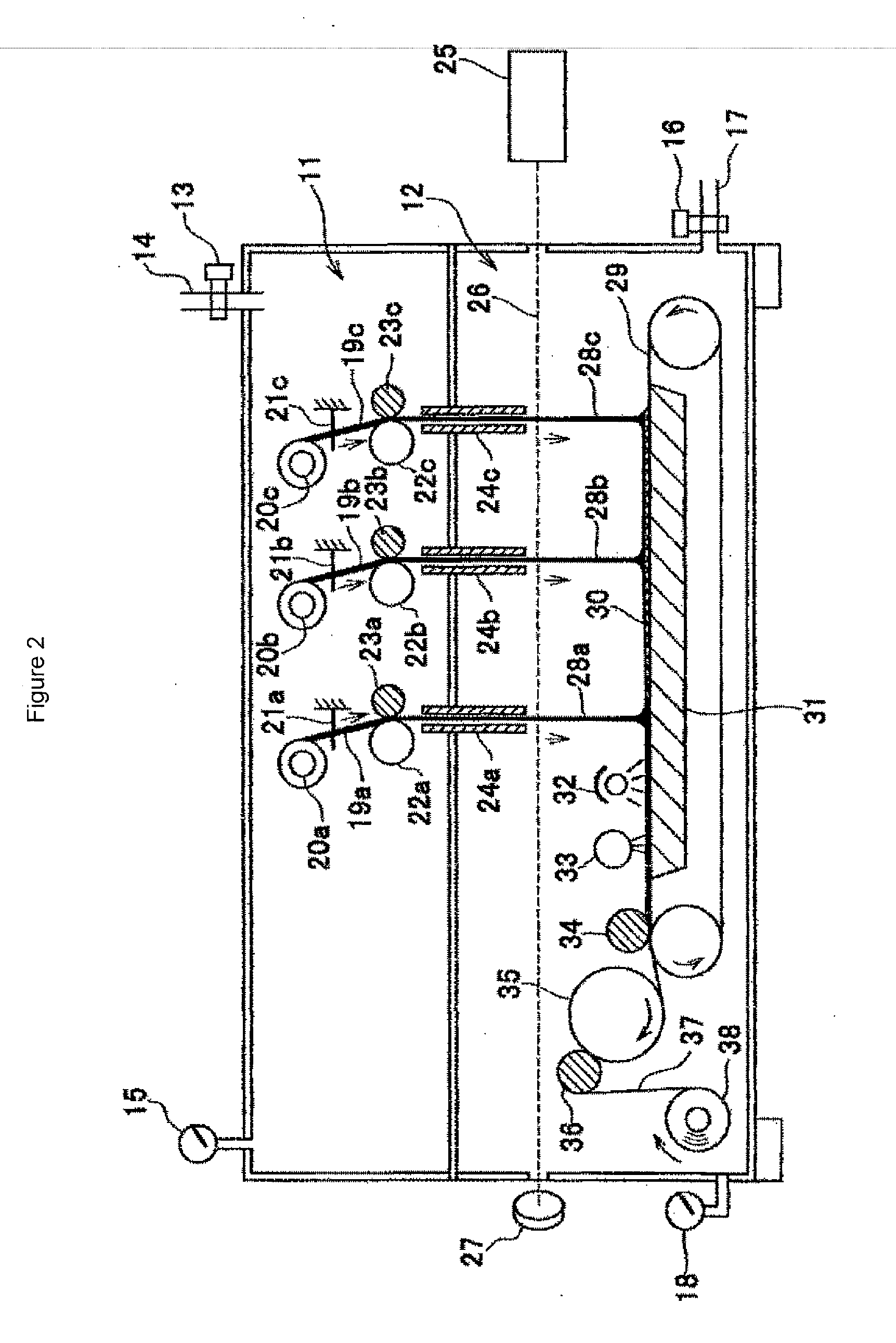 Battery separator comprising a polyolefin nanofilament porous sheet