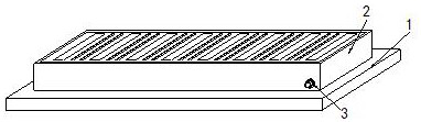 An inner foot pedal of a CNC milling machine