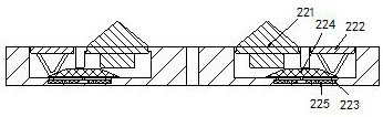 An inner foot pedal of a CNC milling machine