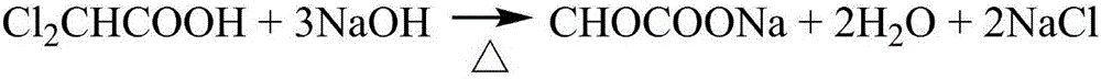 Method used for processing dichloroacetic acid in cocamidopropyl betaine