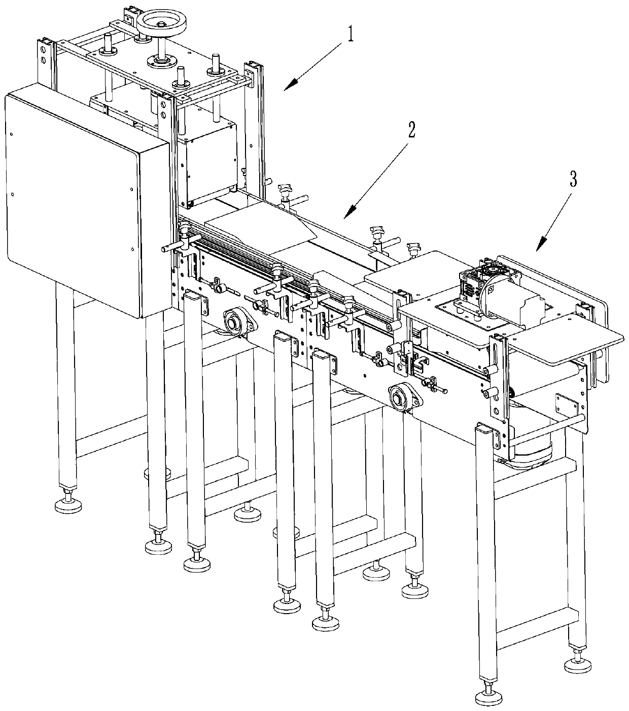 Flatten shaping and reversing equipment for soft bag packaging