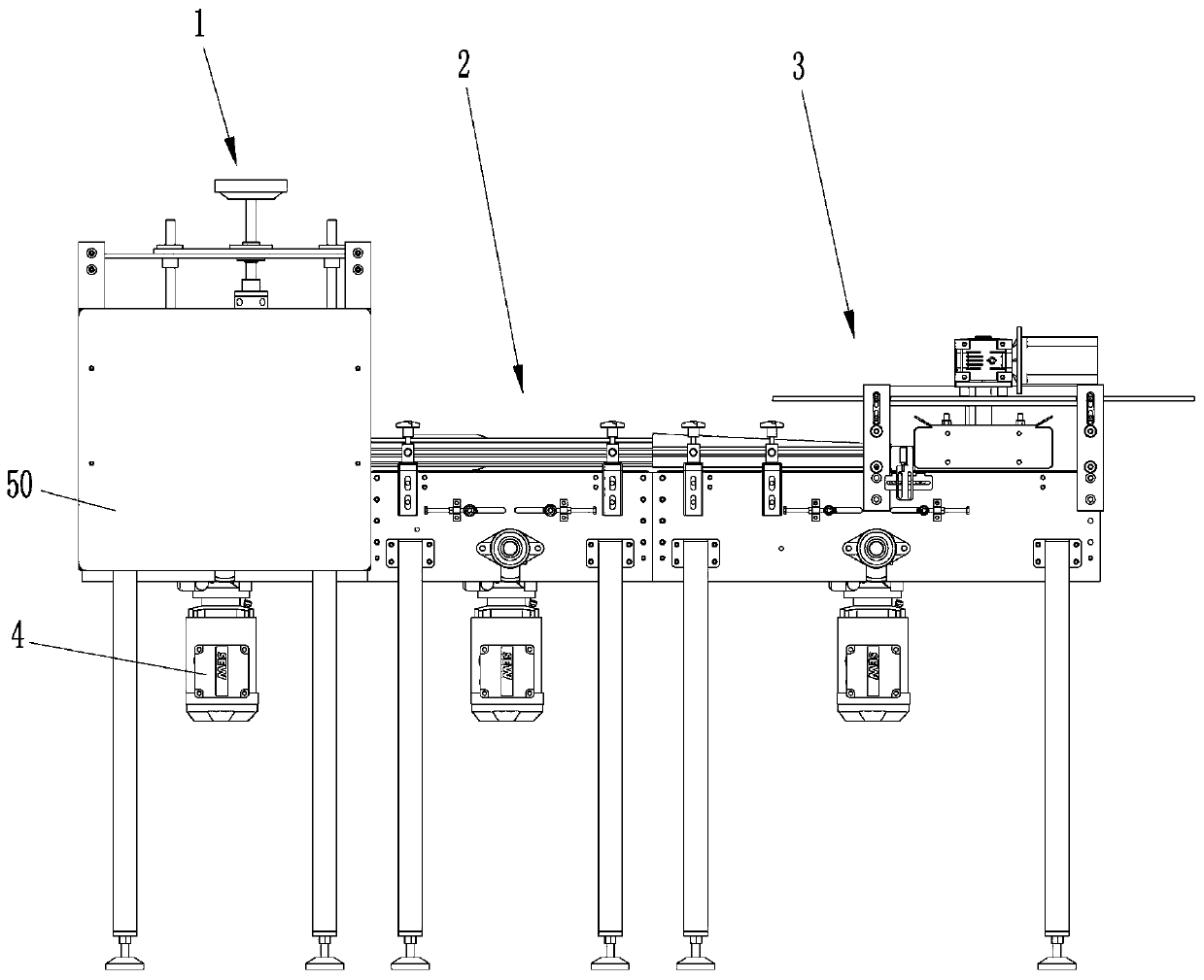 Flatten shaping and reversing equipment for soft bag packaging