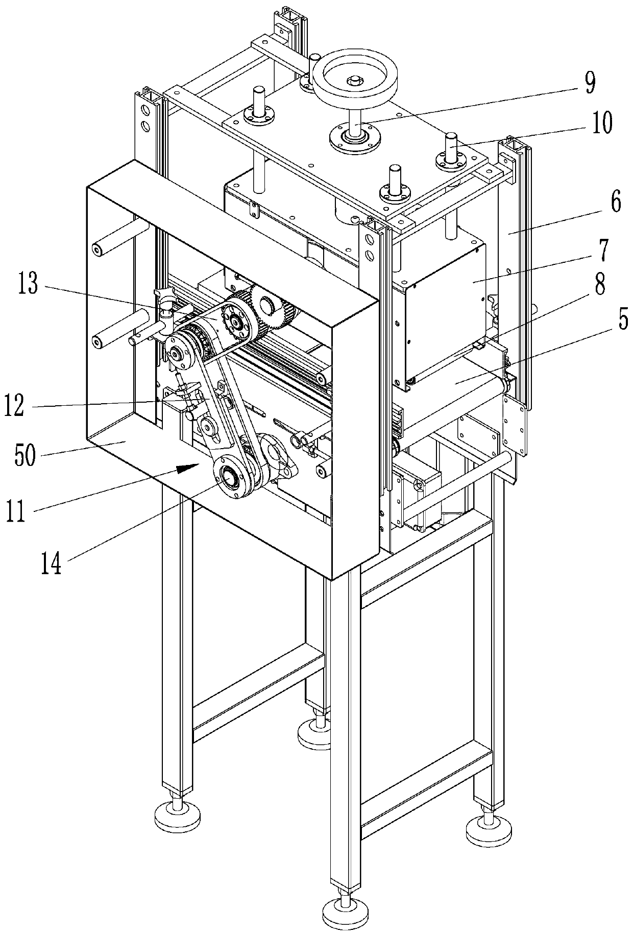 Flatten shaping and reversing equipment for soft bag packaging