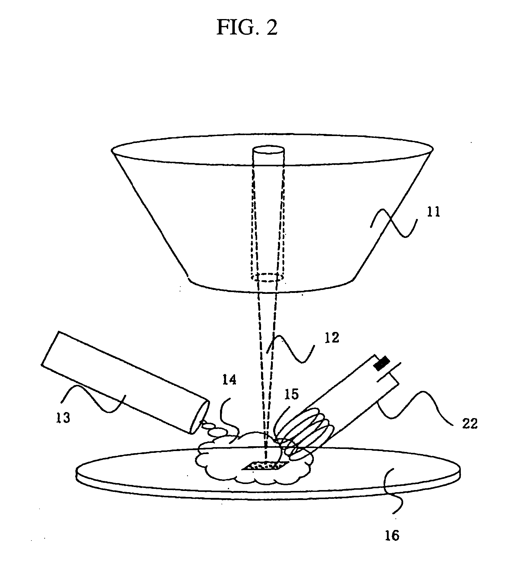 Submicron size metal deposit apparatus