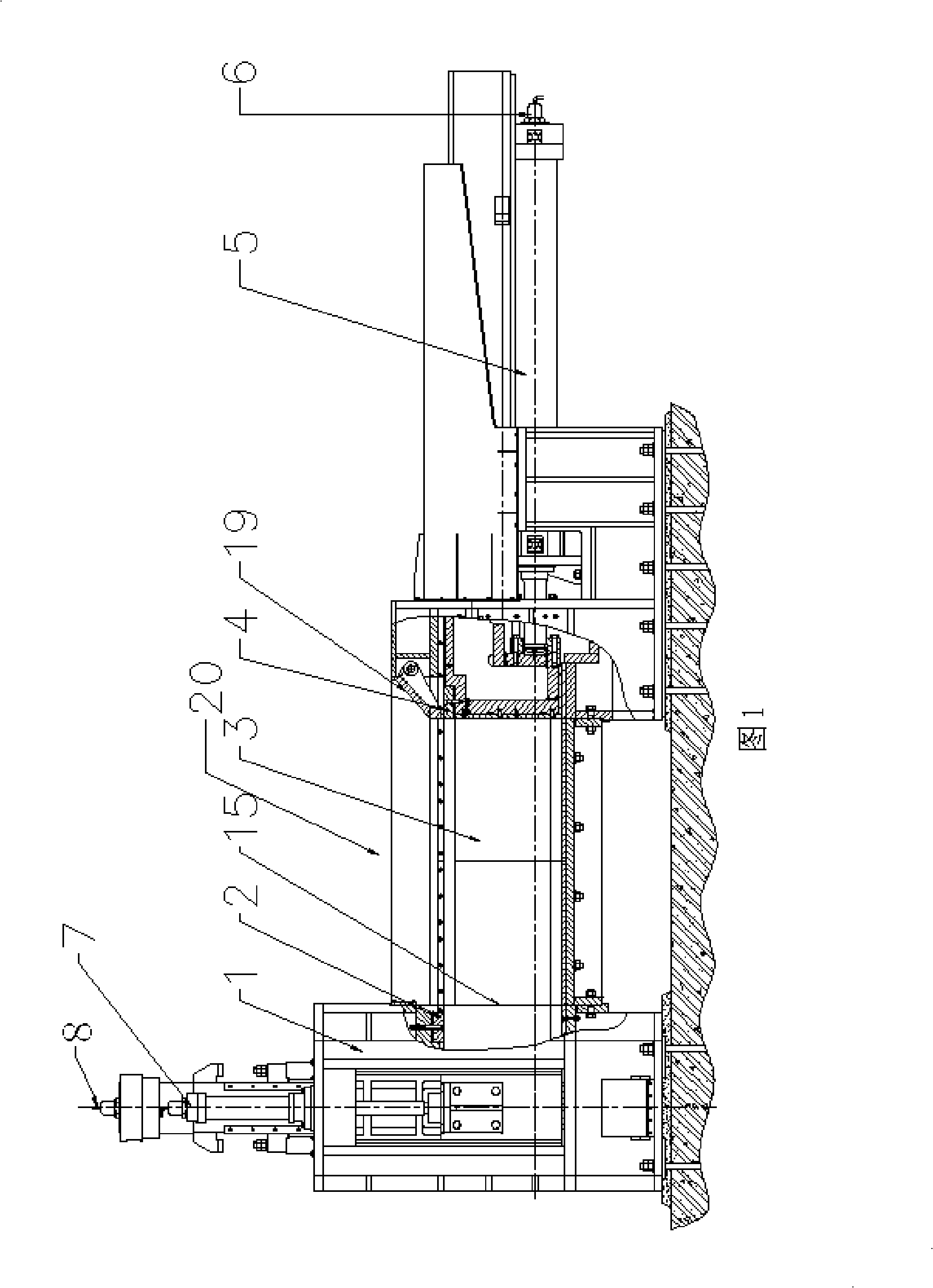 Scrap steel chipping packing machine