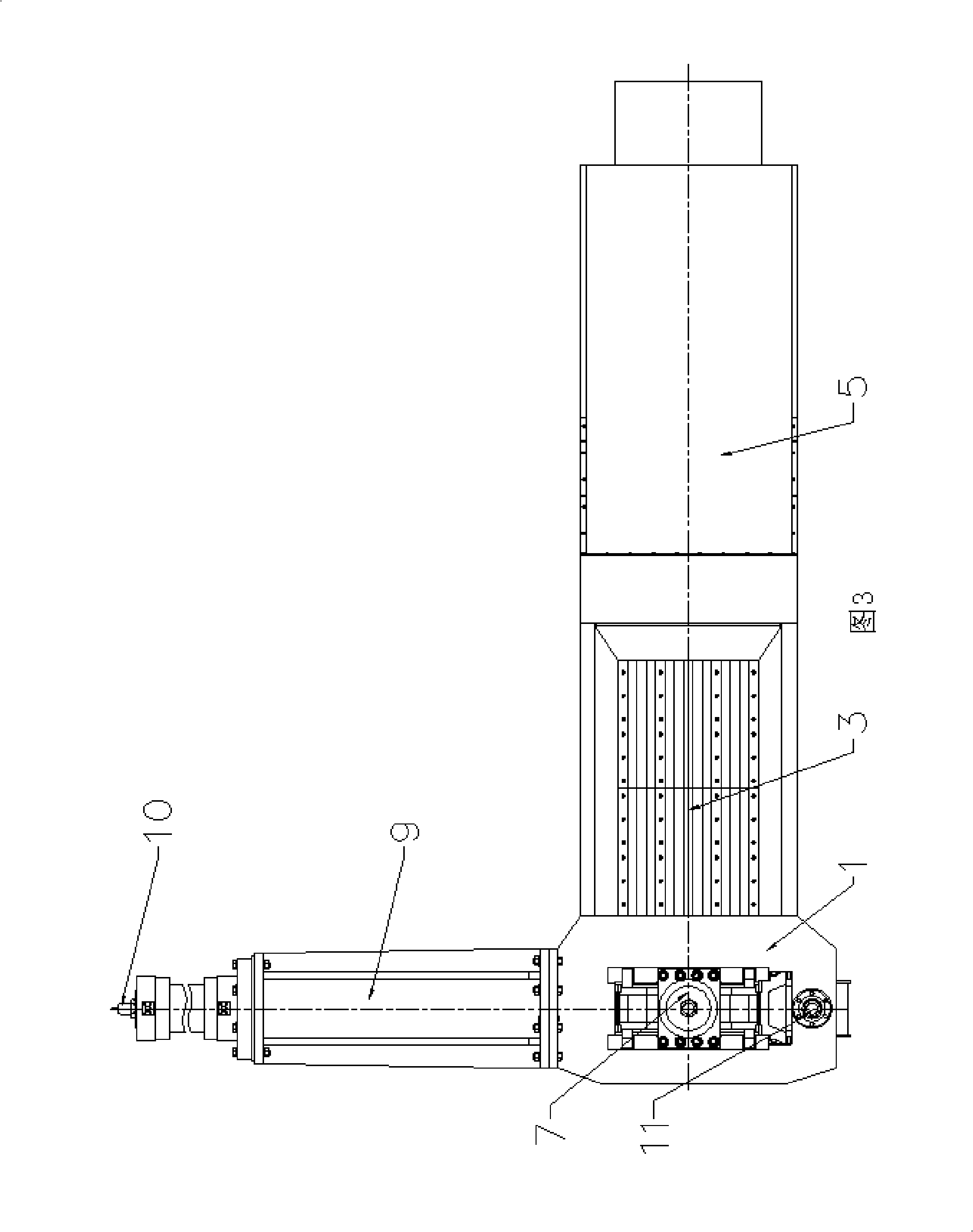 Scrap steel chipping packing machine