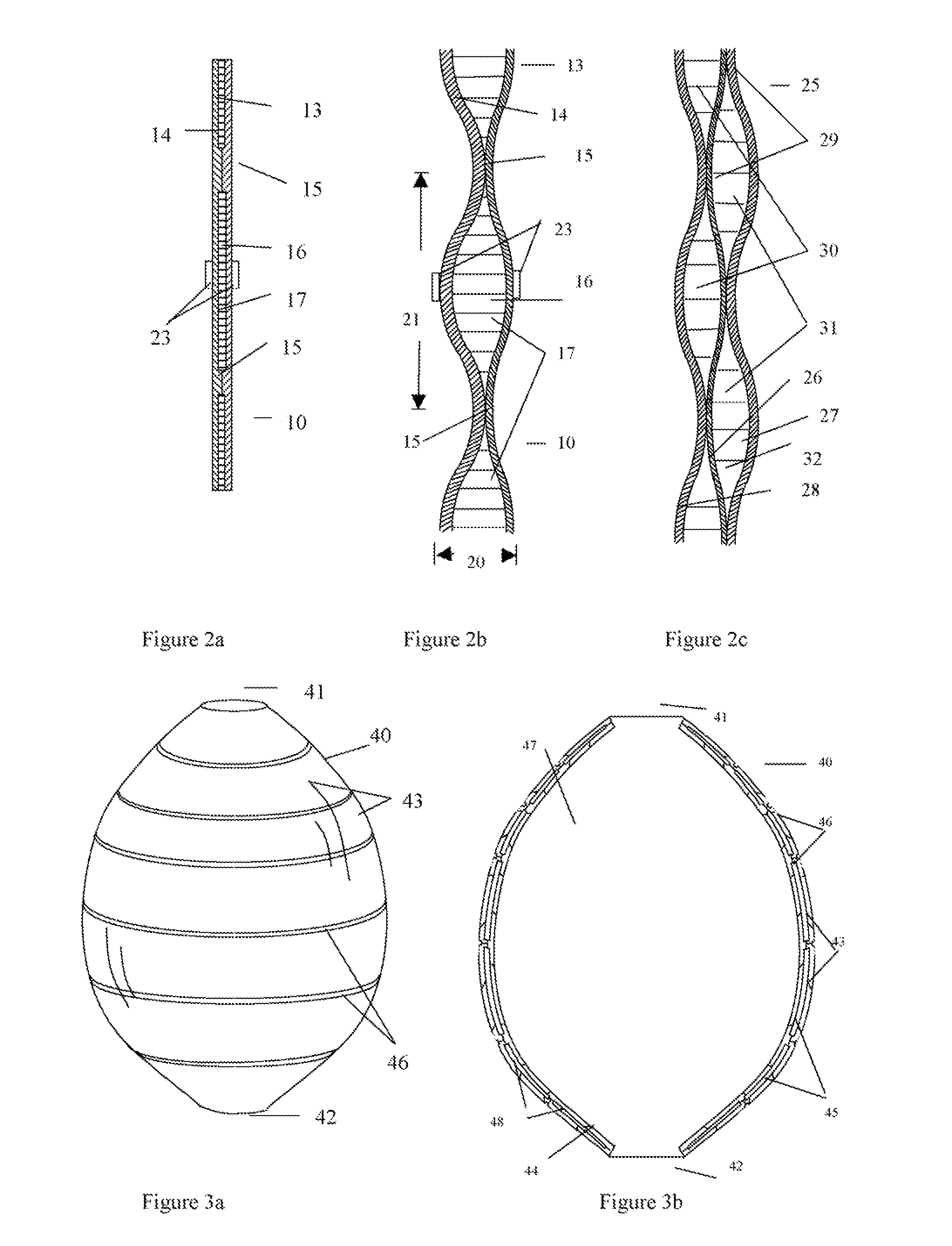 Inflatable devices and methods to protect aneurysmal wall