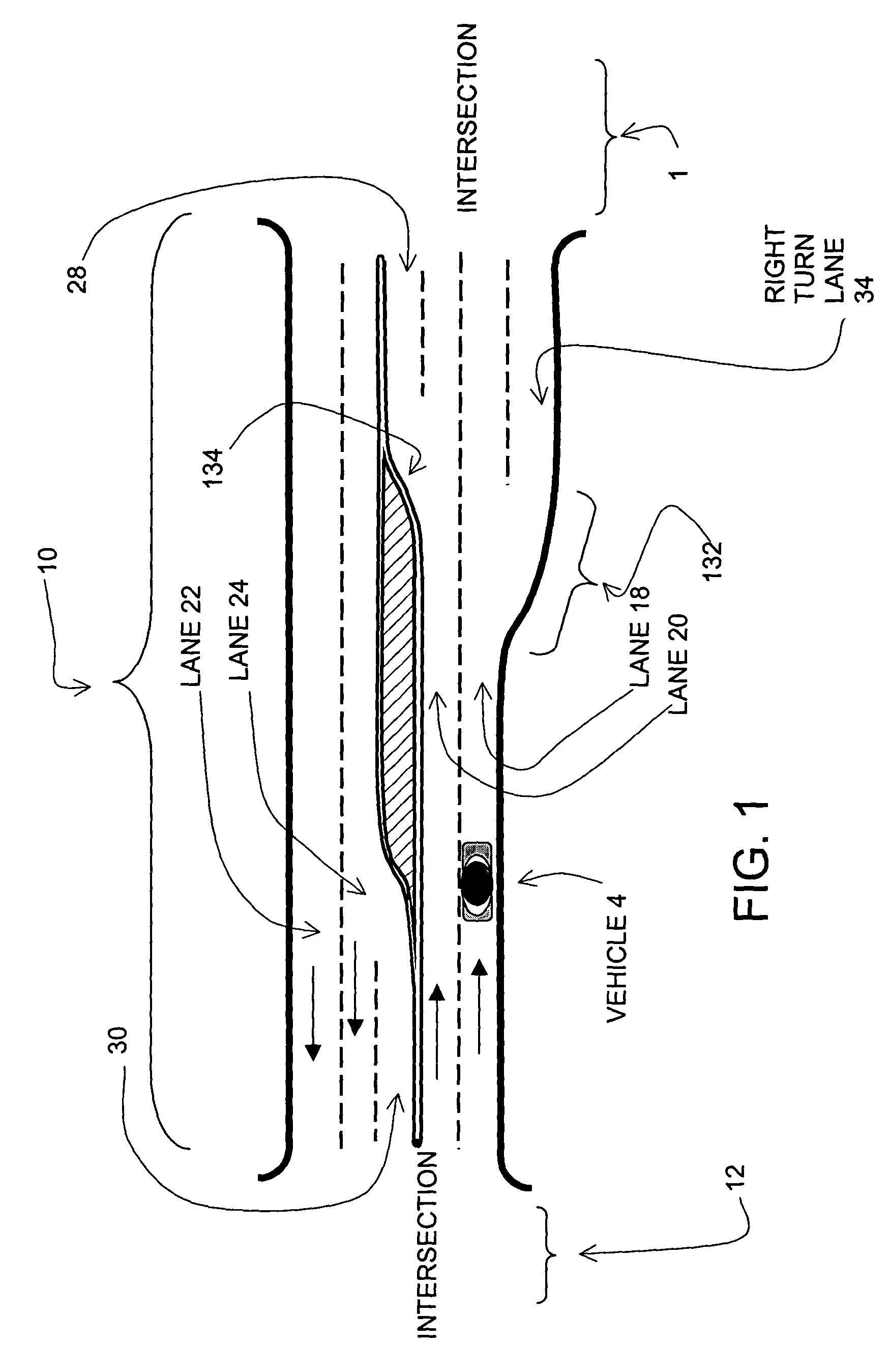 Method of representing road lanes