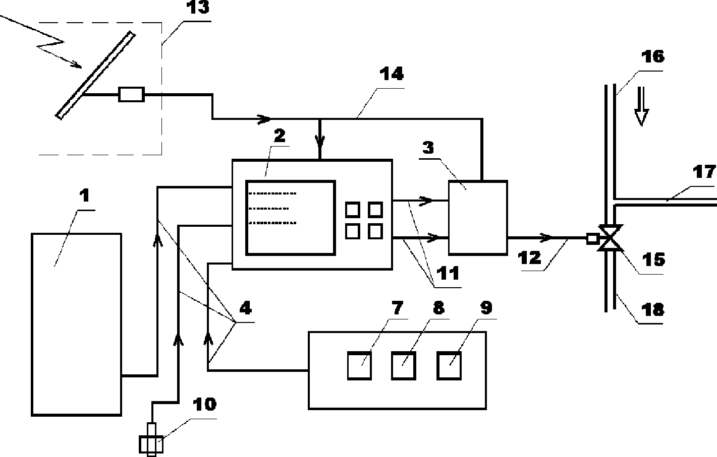 Early rainwater automatic flow abandoning apparatus controlled by rainfall