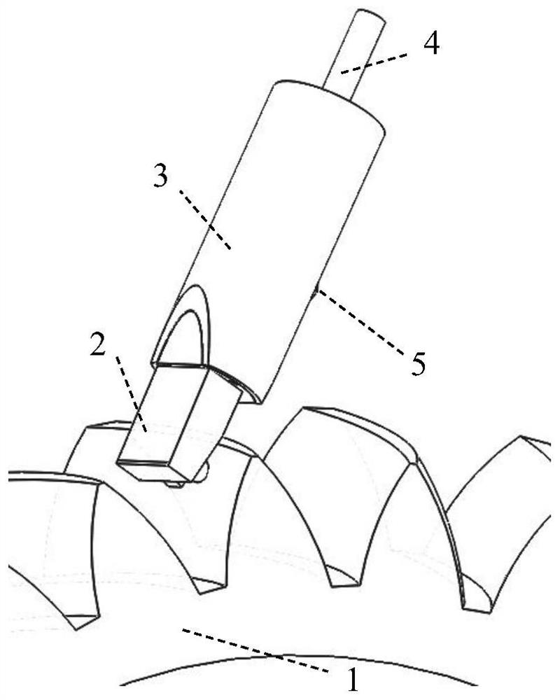 Micro-magnetic nondestructive testing sensors suitable for concave curved surface