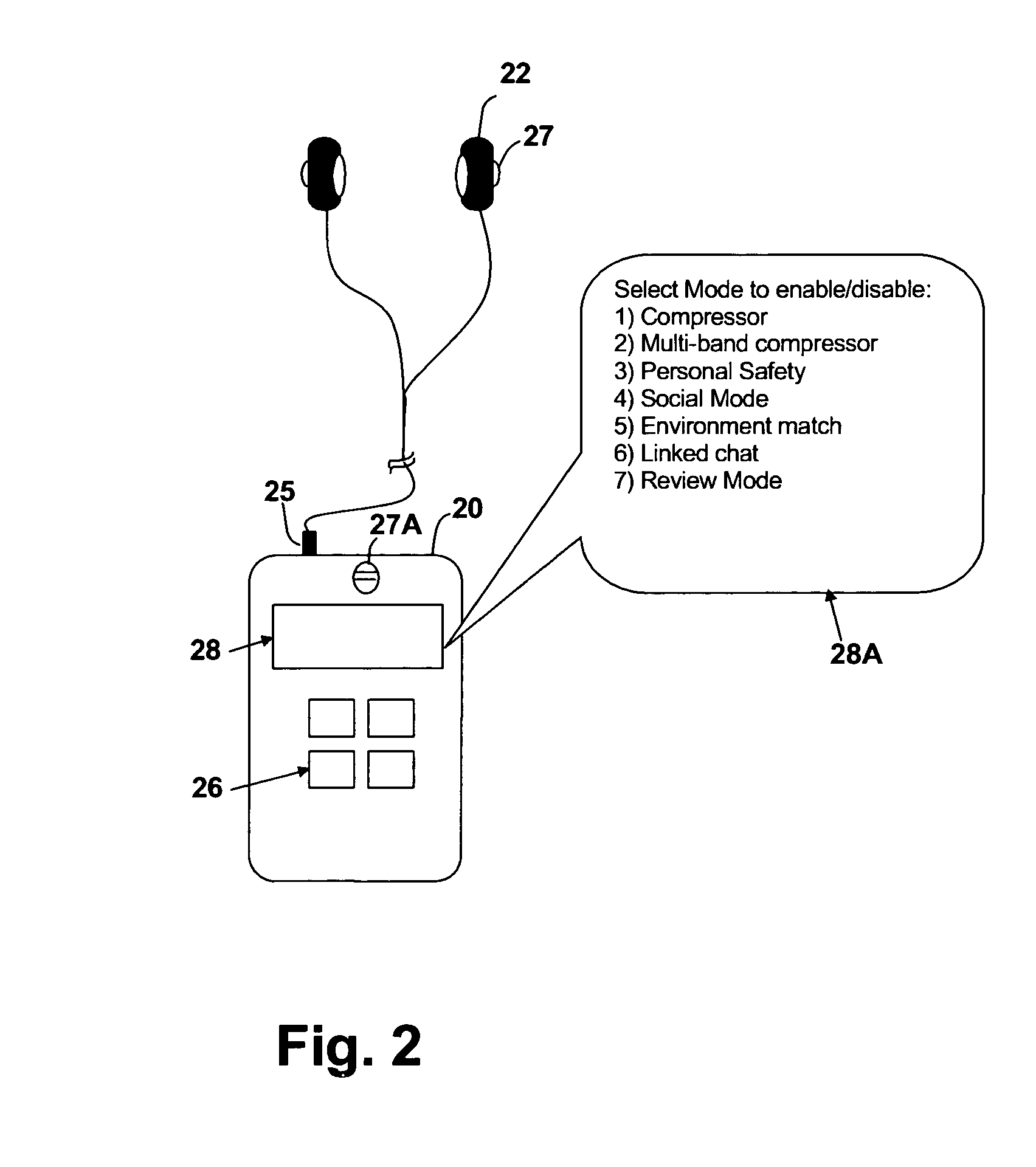 Personal audio playback device having gain control responsive to environmental sounds