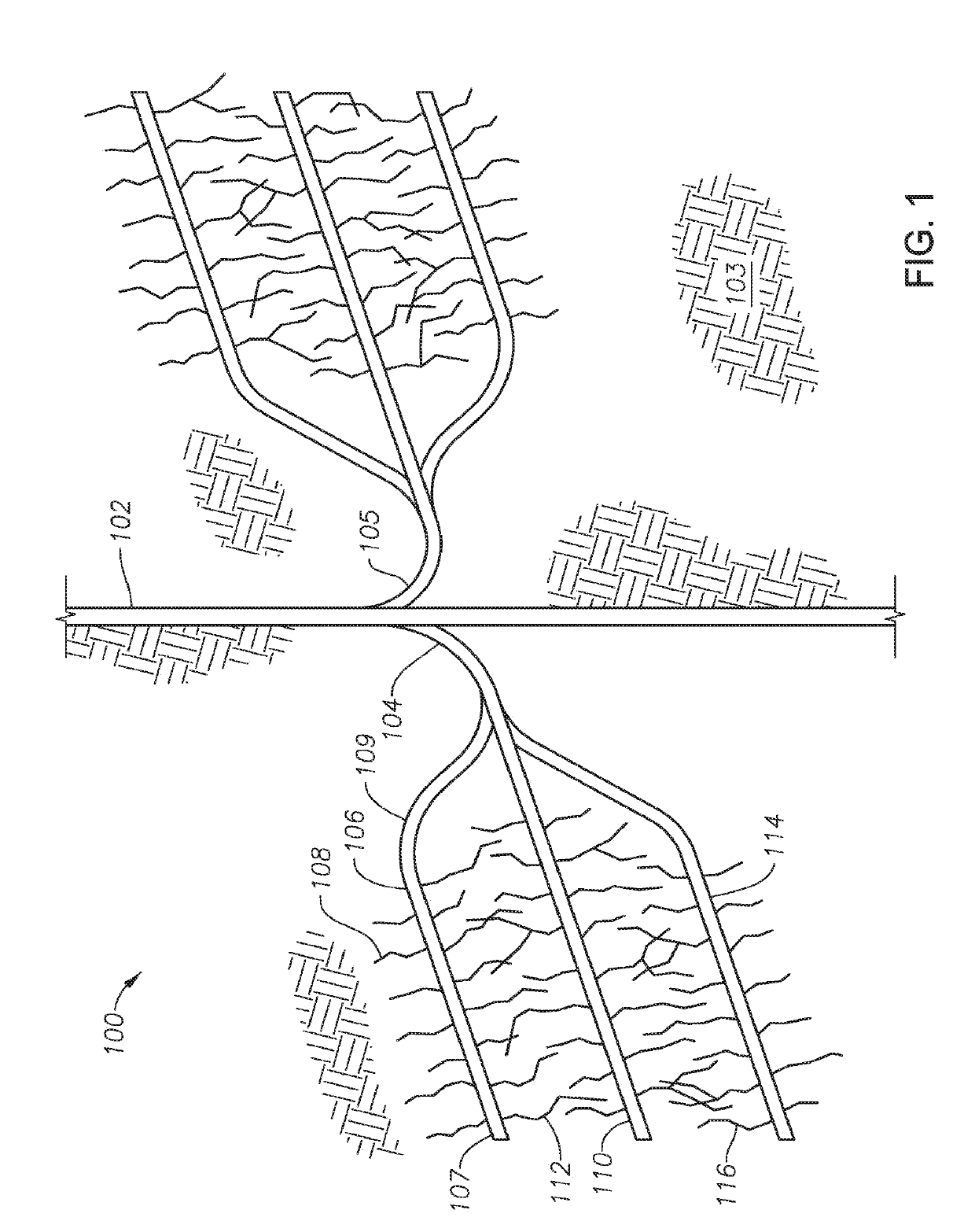 Multilateral well drilled with underbalanced coiled tubing and stimulated with exothermic reactants