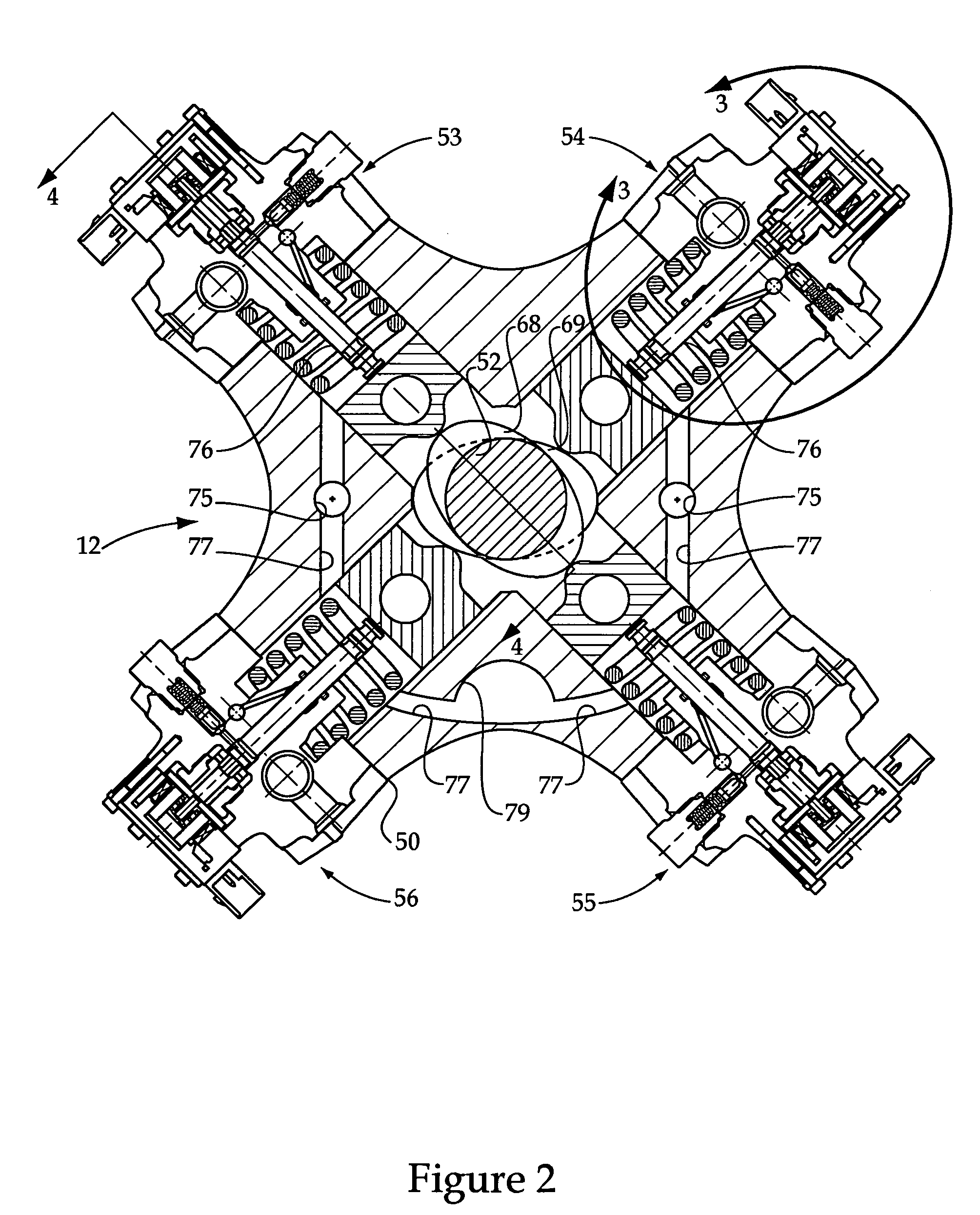 Opposed pumping load high pressure common rail fuel pump