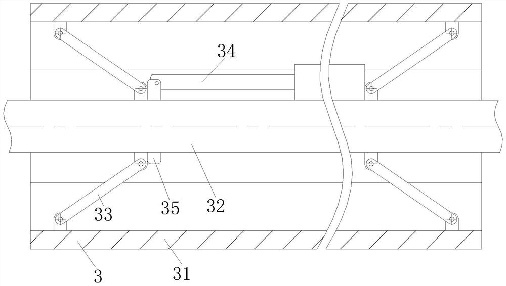 Film pressing device for plastic bag molding production and processing