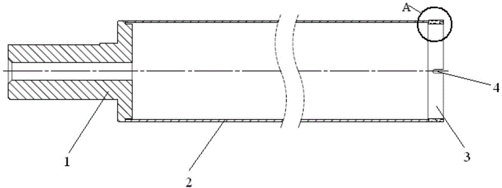 Diamond trepanning drill bit for sapphire crystal bar taking and preparing method of diamond trepanning drill bit