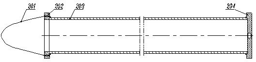 Special gamma scanning measuring system for hot chamber and installation method thereof