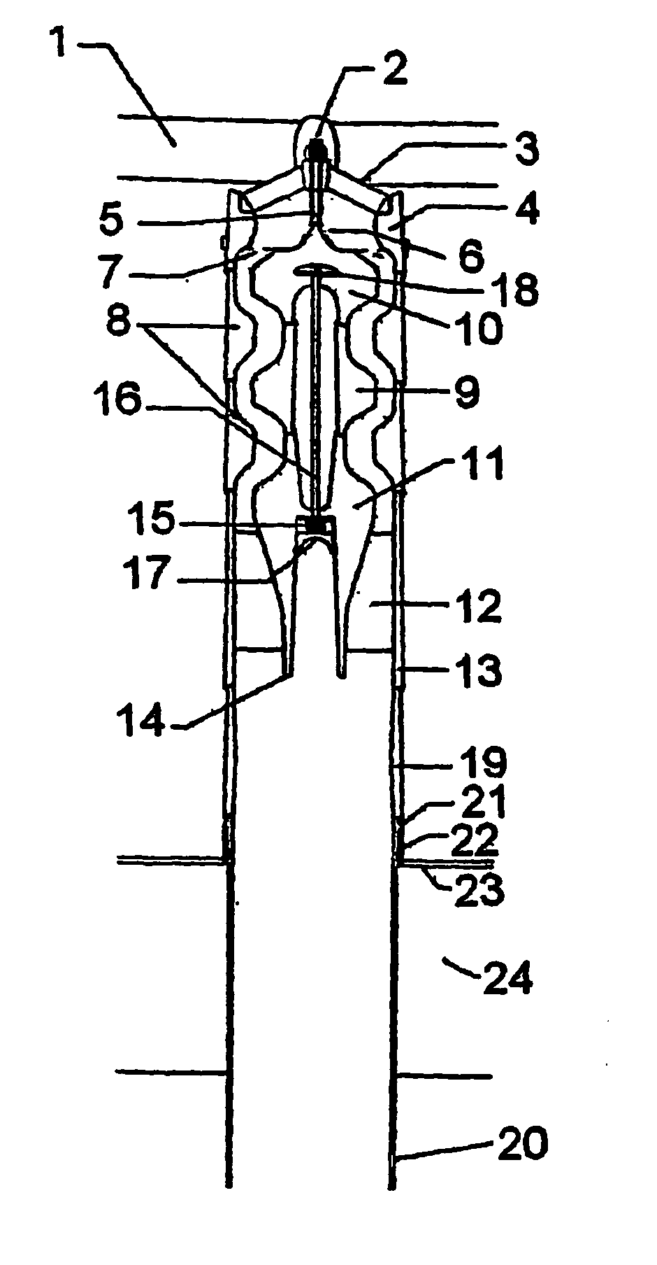 Gas cleaning process and equipment therefor