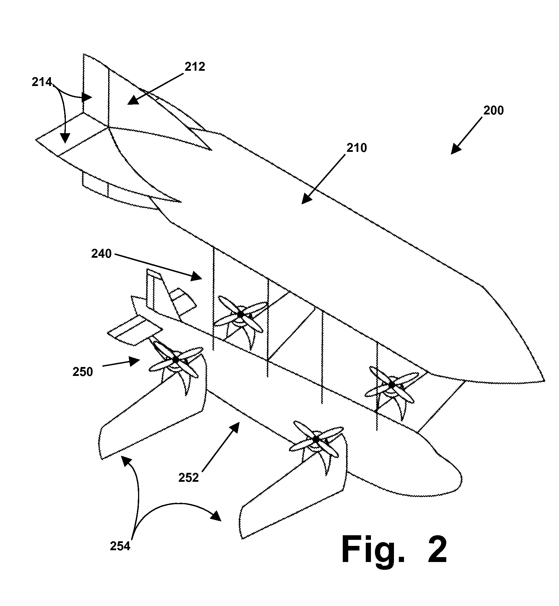 Vertical Lifting of Airplanes to Flying Heights