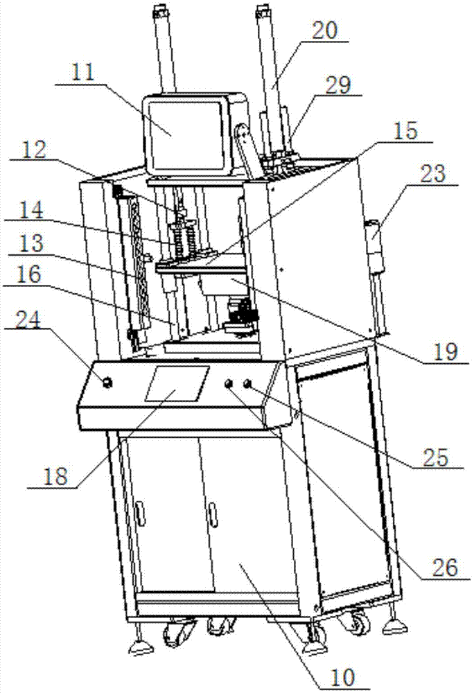 Automatic torsion detection machine