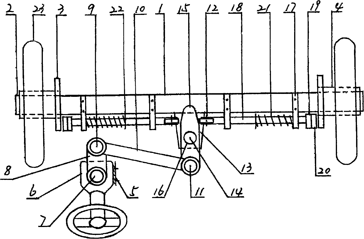 Automobile steering device without steering knuckle