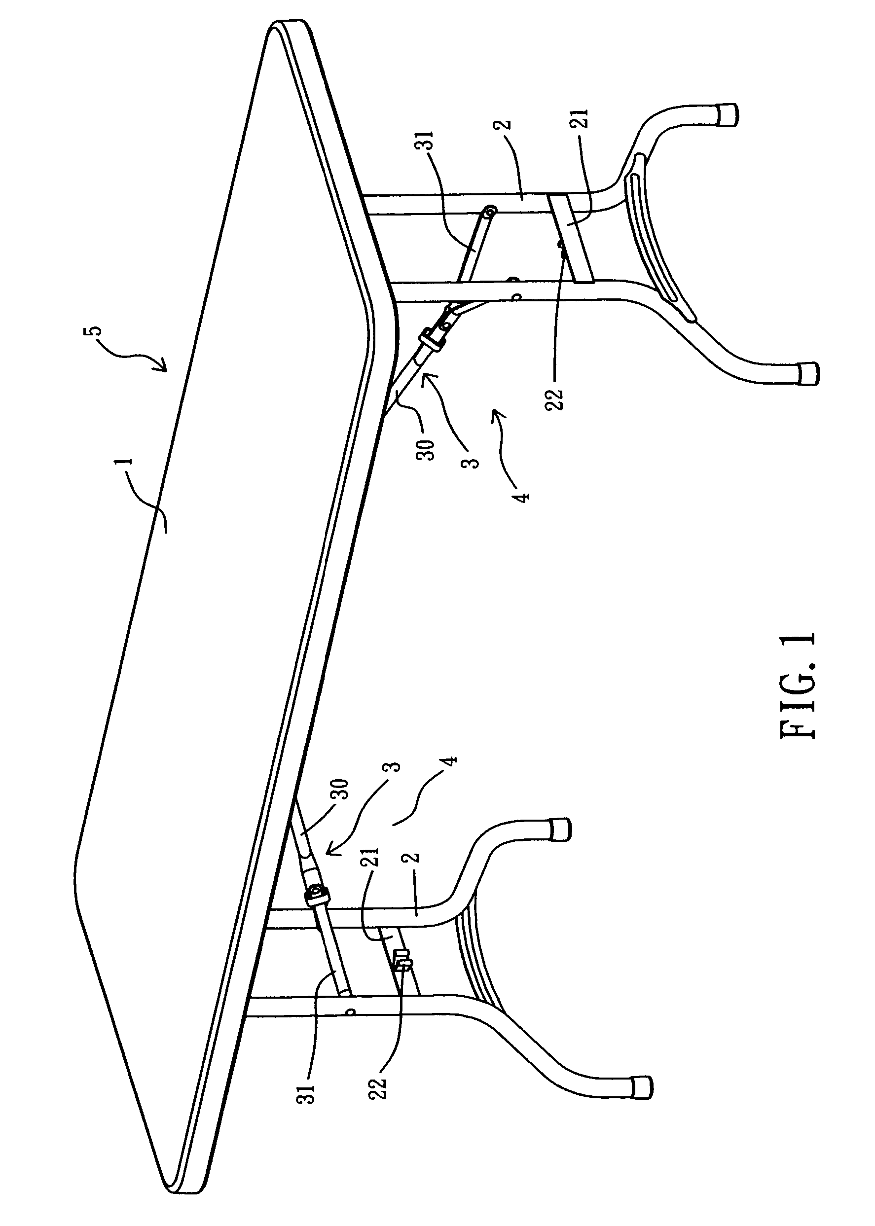 Blow-molded table